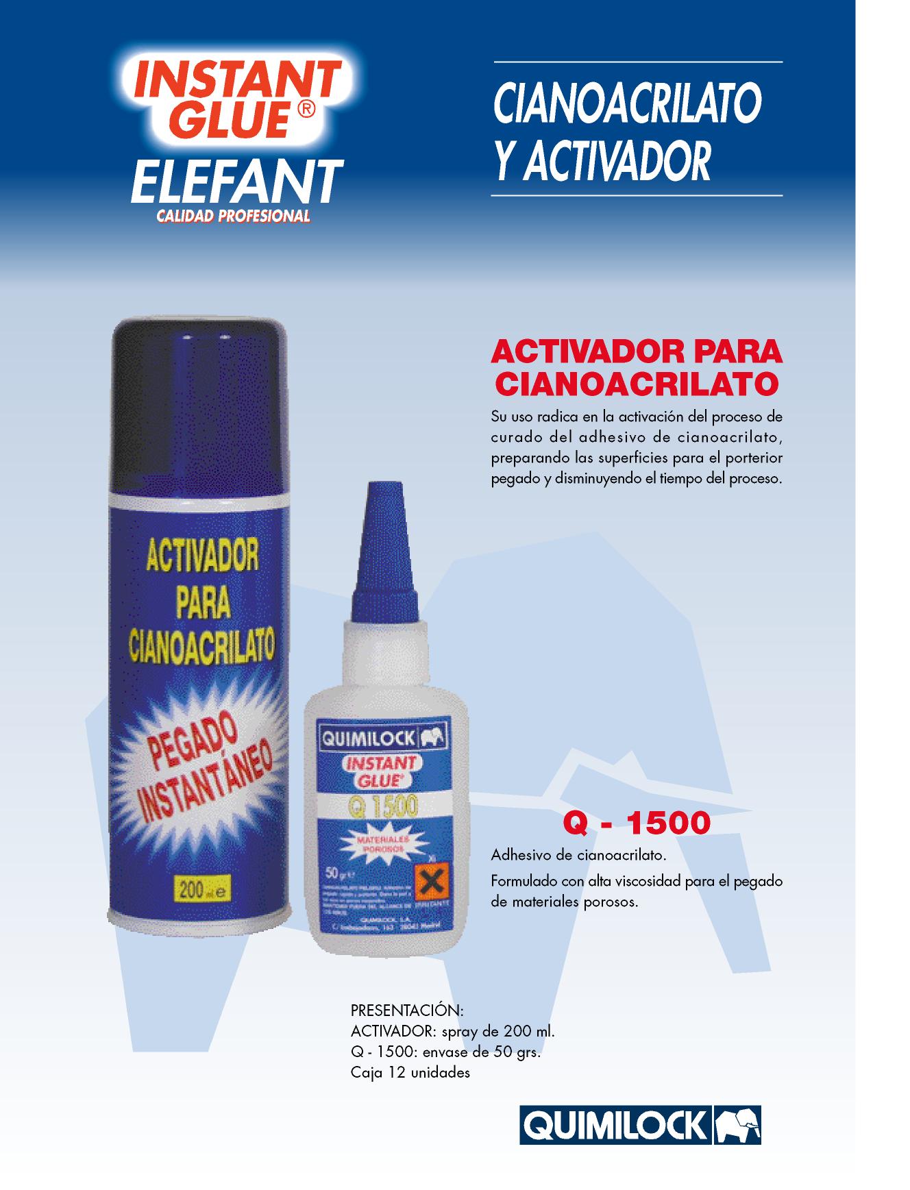 Activador Cianocrilato Spray 200ml - Stockpinturas